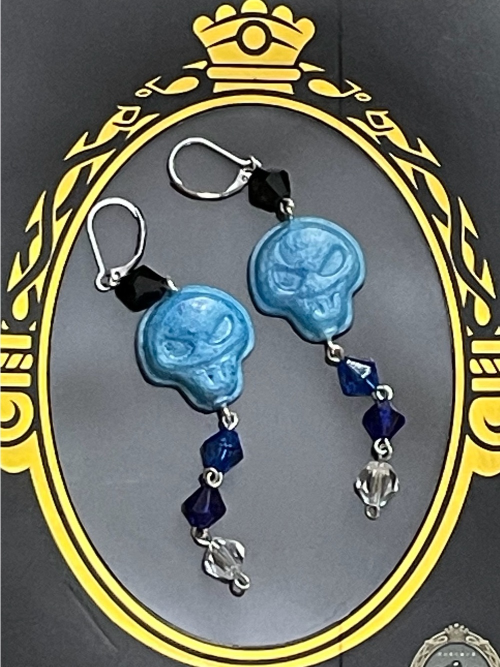 Twisted Wonderland Inspired Groovy Candy Earrings Idia Shroud